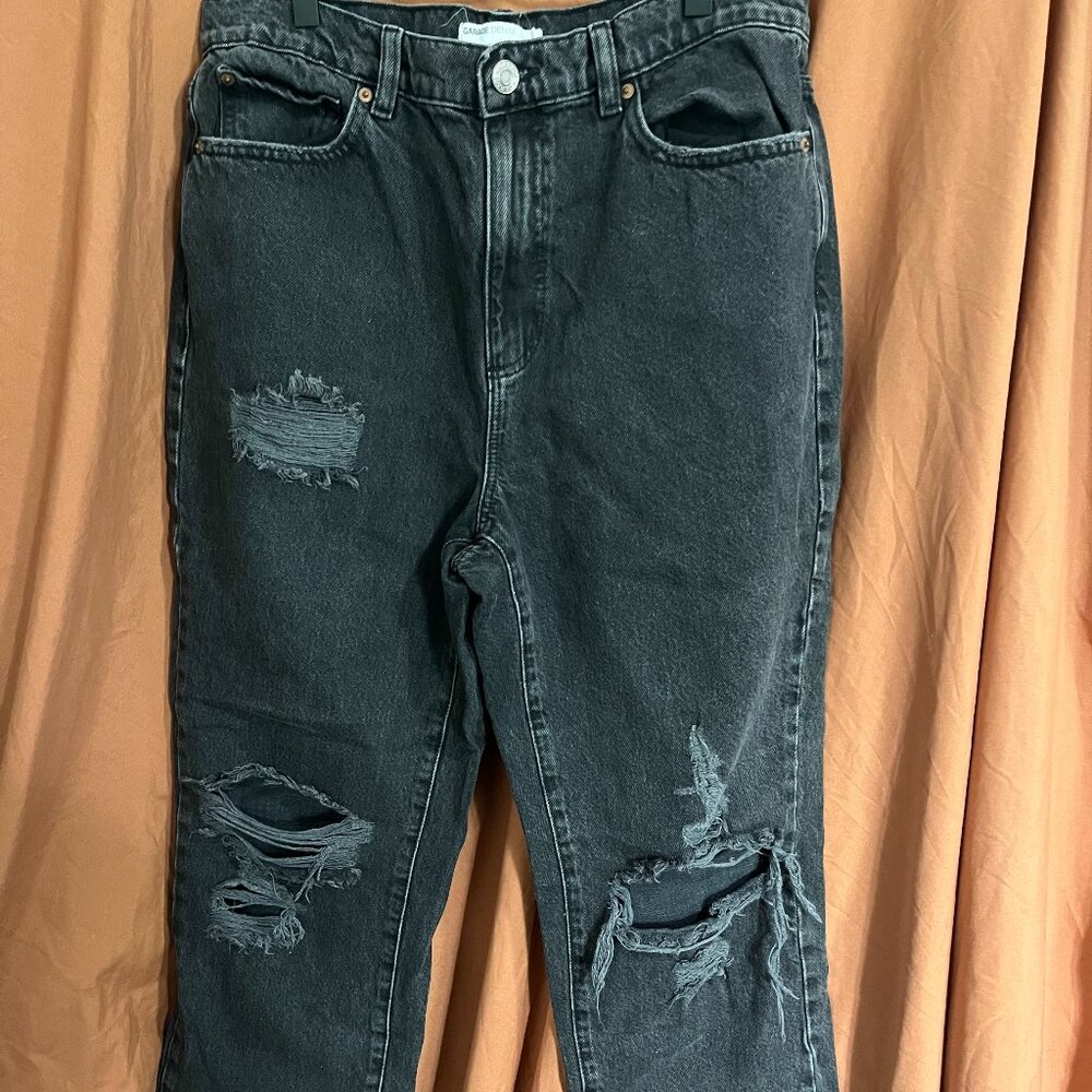 Garage Denim Vintage Straight Leg Distressed Jean